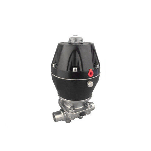 Pneumatyczny zawór membranowy sanitarny DN25 - DN100 z końcówkami Tri Clamp